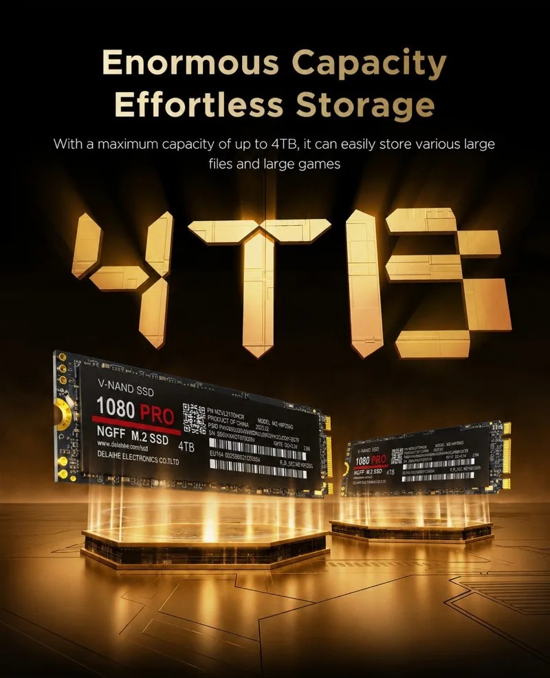 100% Original 1080PRO NVMe PCI - M.2 Nvme 4Tb Pcie 4.0 Ssd recension och pris