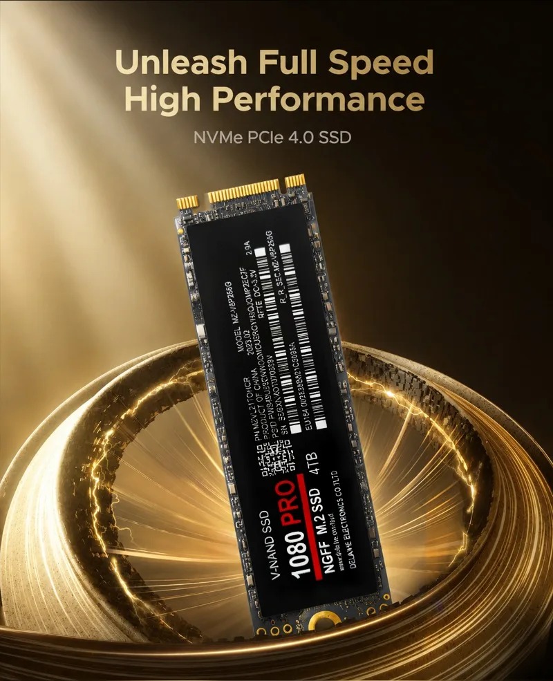 100% original 1080PRO PCIe 4.0 - M.2 Nvme 4Tb Pcie 4.0 Ssd recension och pris